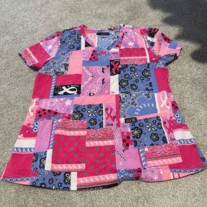 Koi scrub top